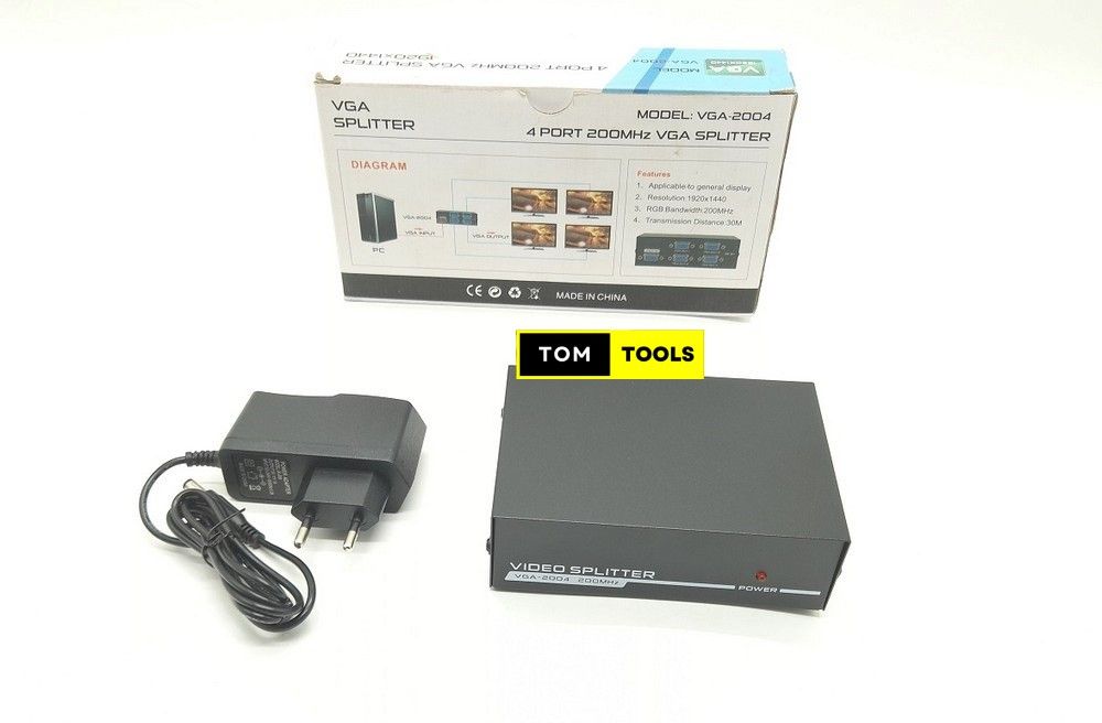 4 Port 200MHz VGA Splitter