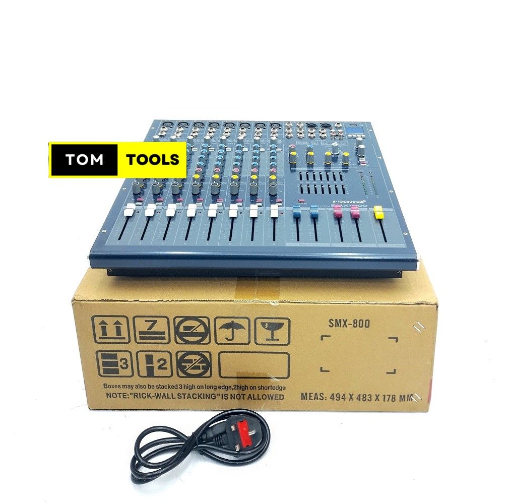 SoundCraft SMX800 8 Channel Rack Mountable PLAIN Mixer