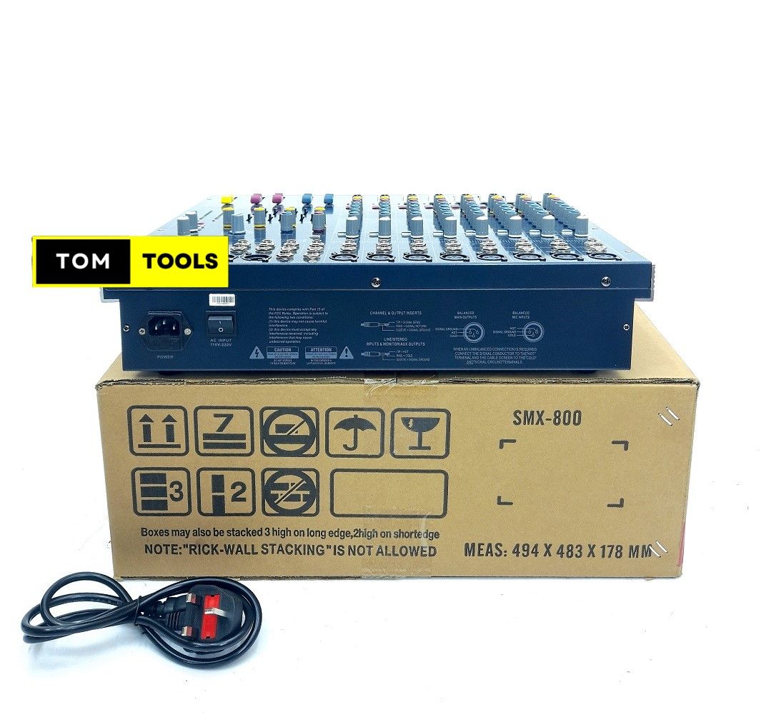 SoundCraft SMX800 8 Channel Rack Mountable PLAIN Mixer