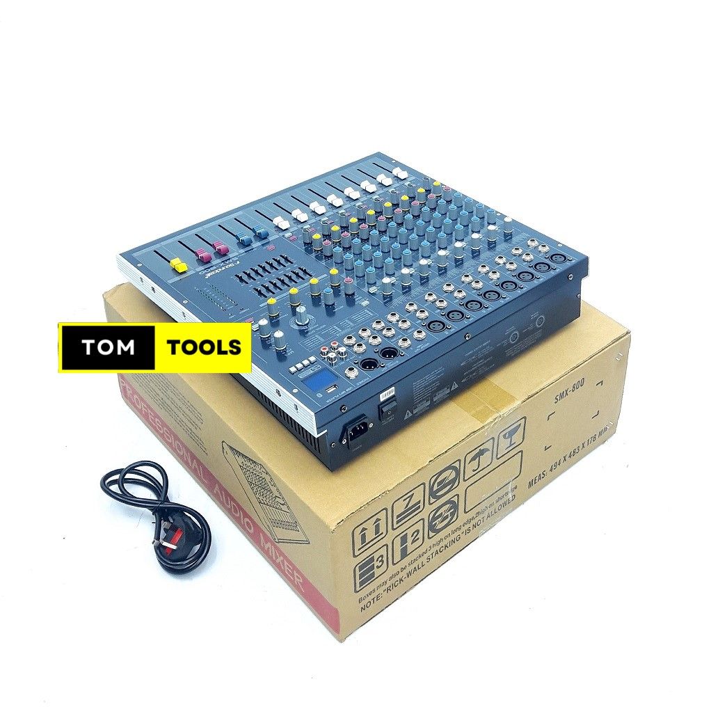SoundCraft SMX800 8 Channel Rack Mountable PLAIN Mixer