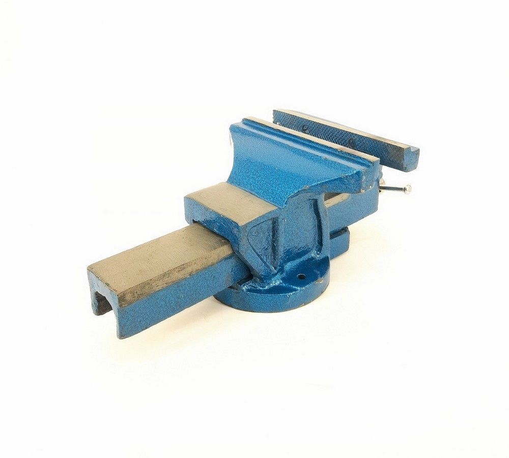 8 inch Bench Vise Bench Vice Clamp with Non Swivel Fixed Base