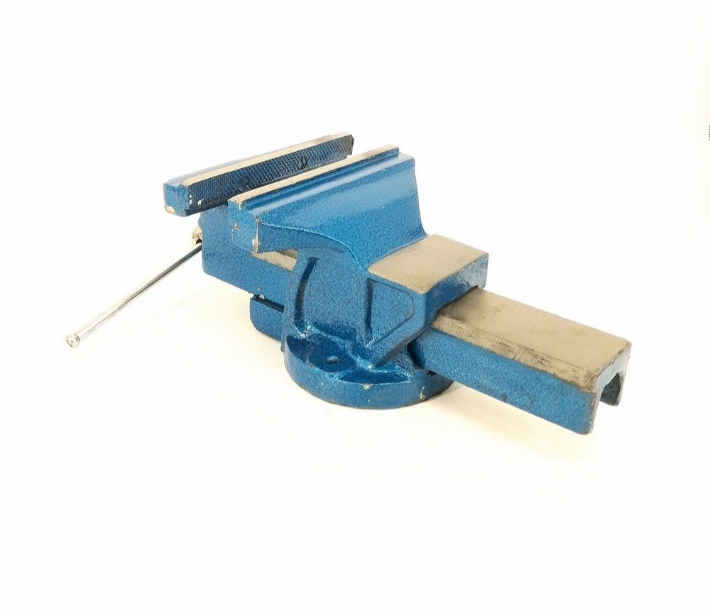 8 inch Bench Vise Bench Vice Clamp with Non Swivel Fixed Base