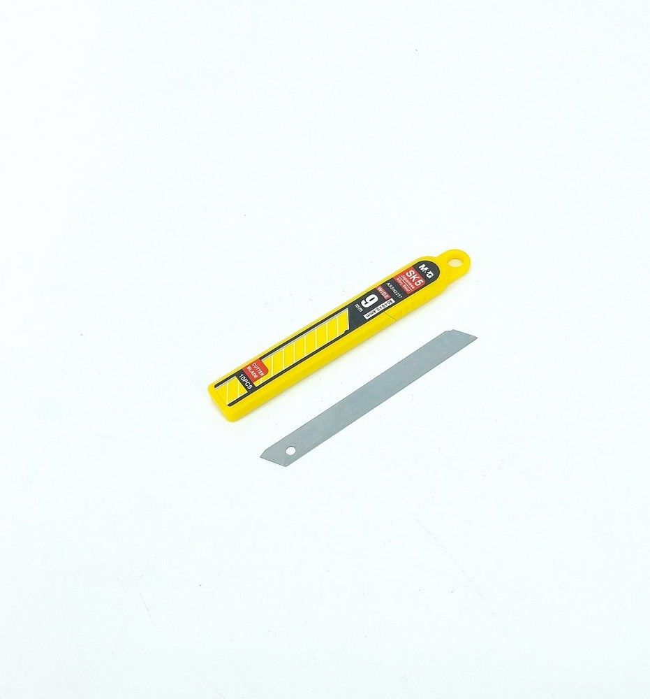 10pcs 9mm Small Utility Cutter Knife Blades