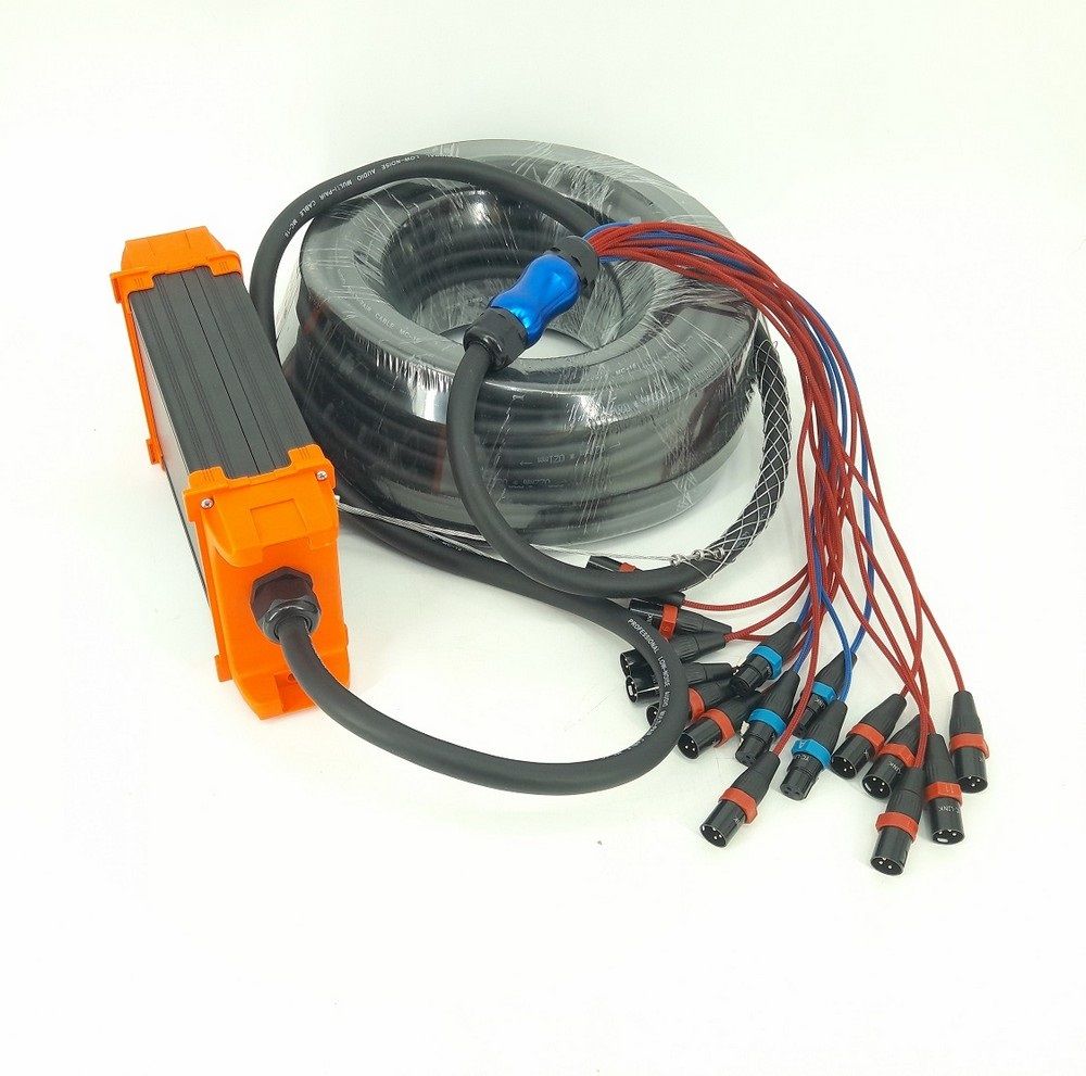16 Channel – 8 Send 4 Returns 30m 100ft XLR SNAKE CABLE