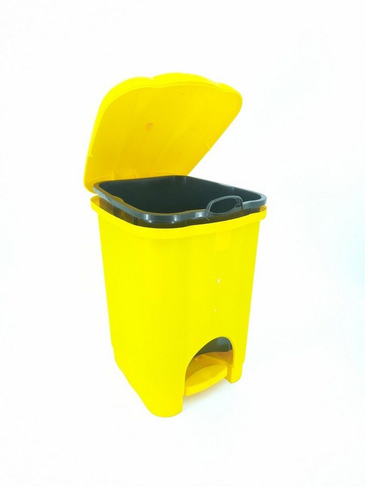 18 Litre Large Office Home Pedal Dustbin with Inner Bucket