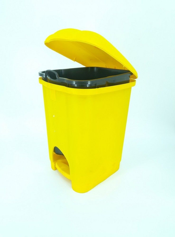 18 Litre Large Office Home Pedal Dustbin with Inner Bucket