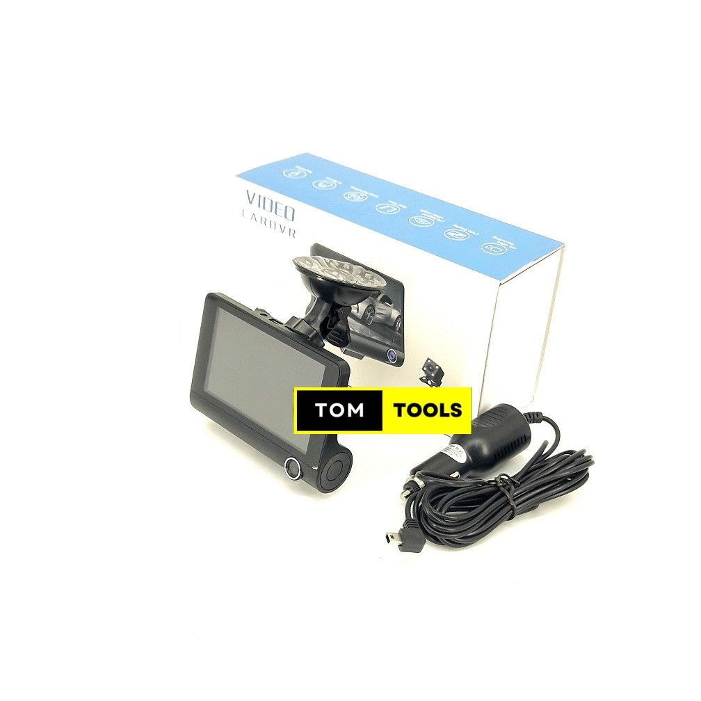 Front, Inside, and Rear Car Dash Cam Camera with 32GB Card