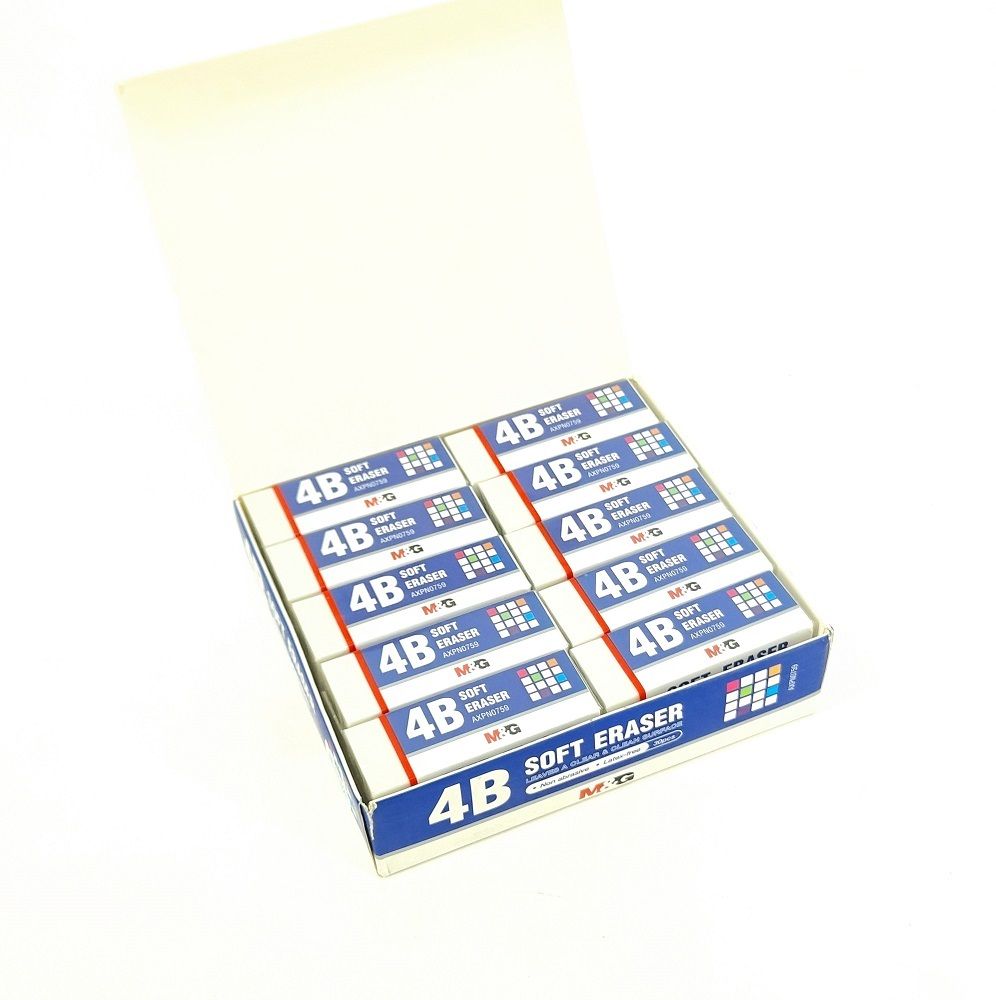 30PCS Extra Large Soft White Silicone Rubber Dustless Eraser