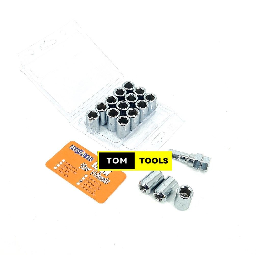 Small Wheel Key Best price for 16PCS Wheel Lock and 1 Key 12X1.5mm Thread Color-Silver ...