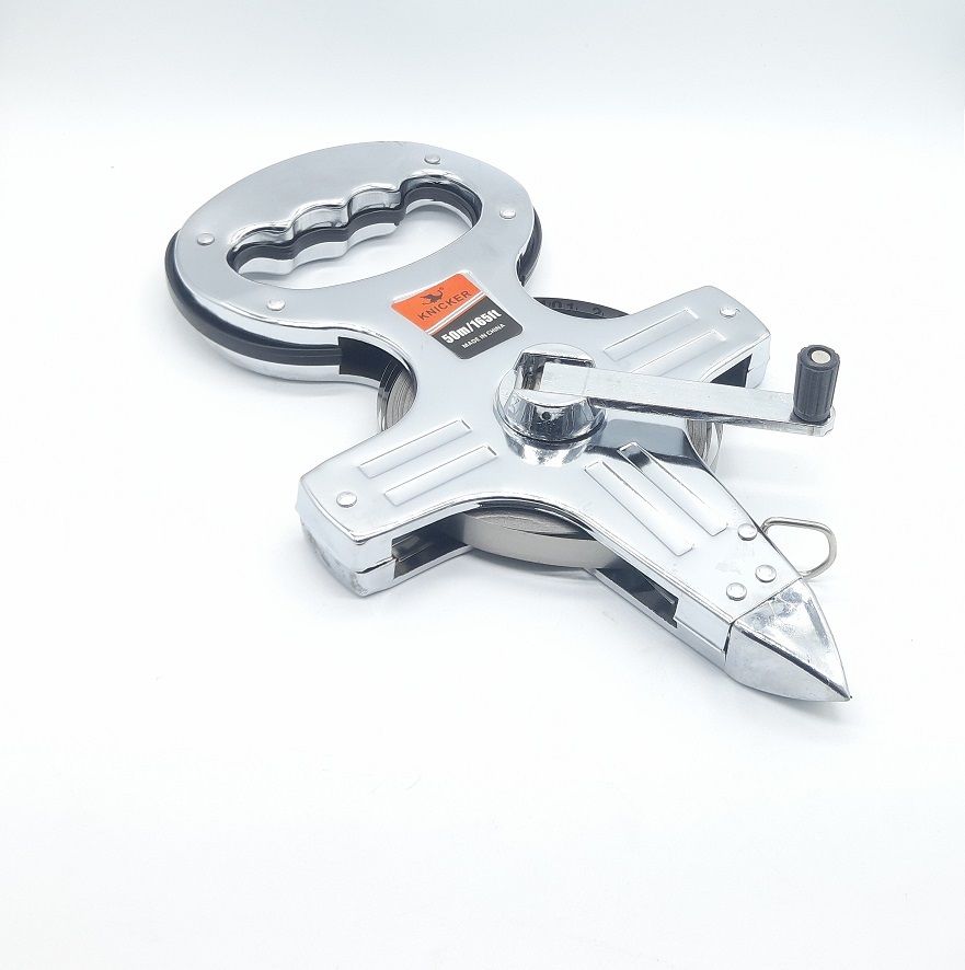 50m 165ft Open Reel Surveyor Stainless Steel Tape Measure