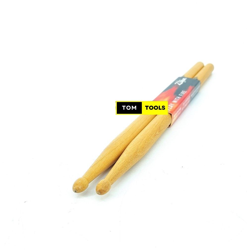 Zildjian 5A Select Hickory USA Drumsticks, Jaundice Color