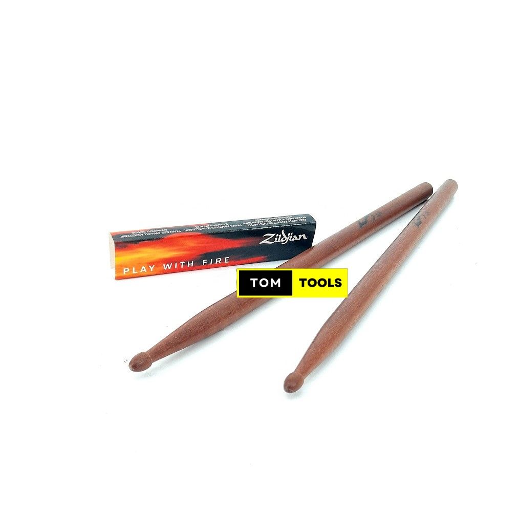 Zildjian 5A Select Hickory USA Drumsticks, Rosewood Color