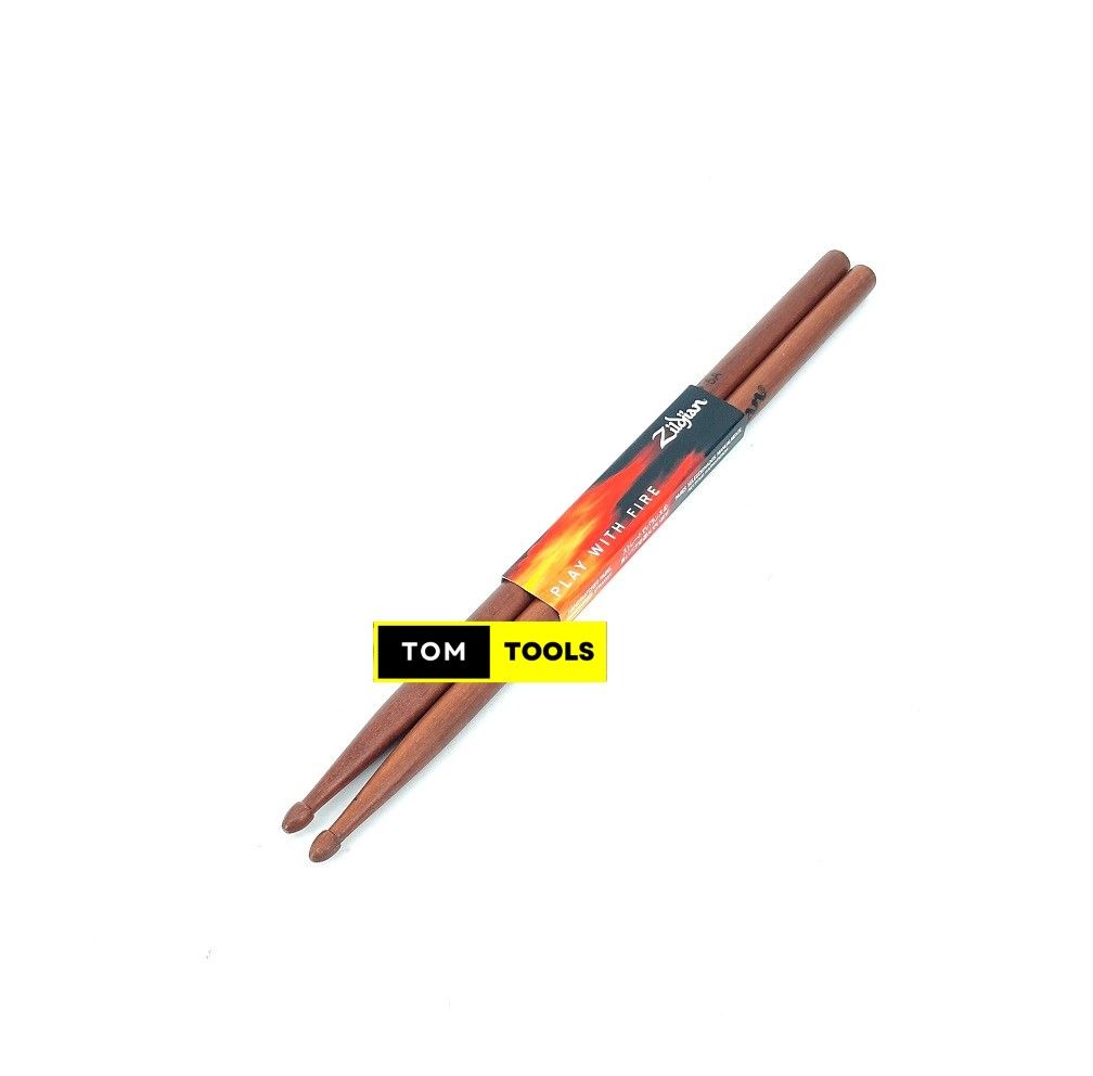 Zildjian 5A Select Hickory USA Drumsticks, Rosewood Color