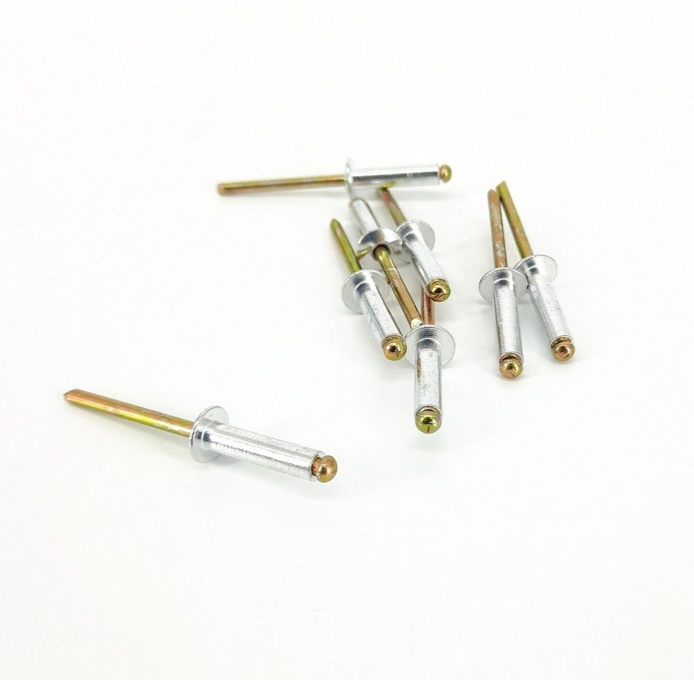 500PCS ³⁄₁₆ X ¾ Aluminium Steel Blind Rivets