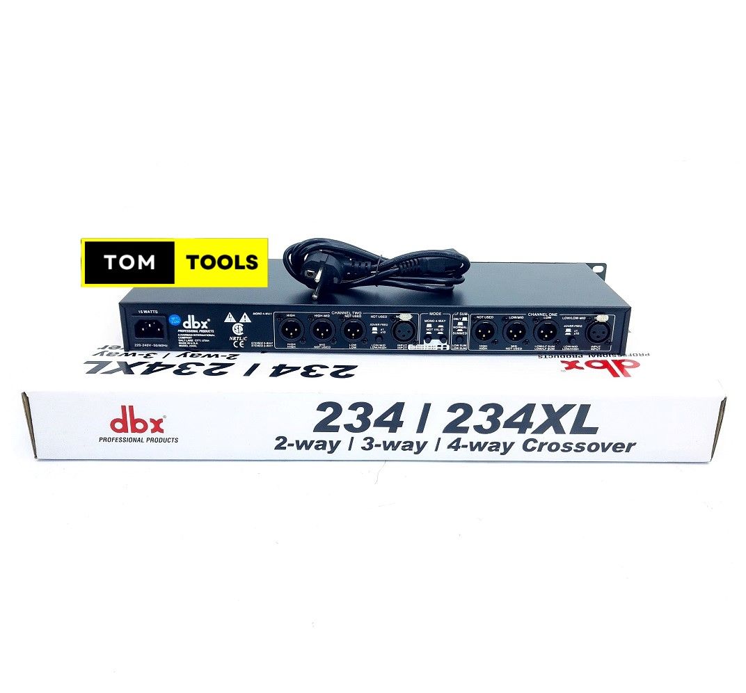 DBX 234 234XL Stereo 2 Way 3 Way 4 Way Crossover