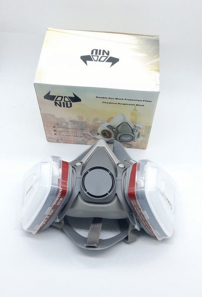 6200 N95 Double Filter Chemical Respirator Dust and Gas Mask