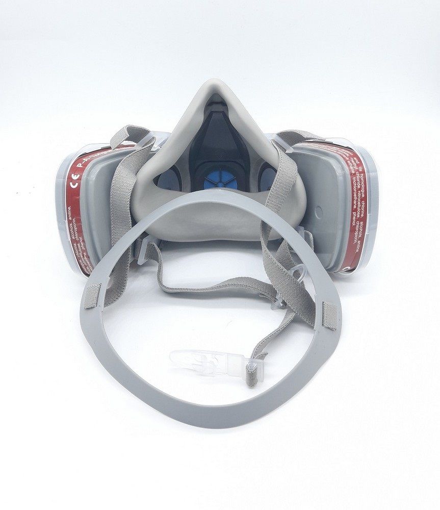 6200 N95 Double Filter Chemical Respirator Dust and Gas Mask