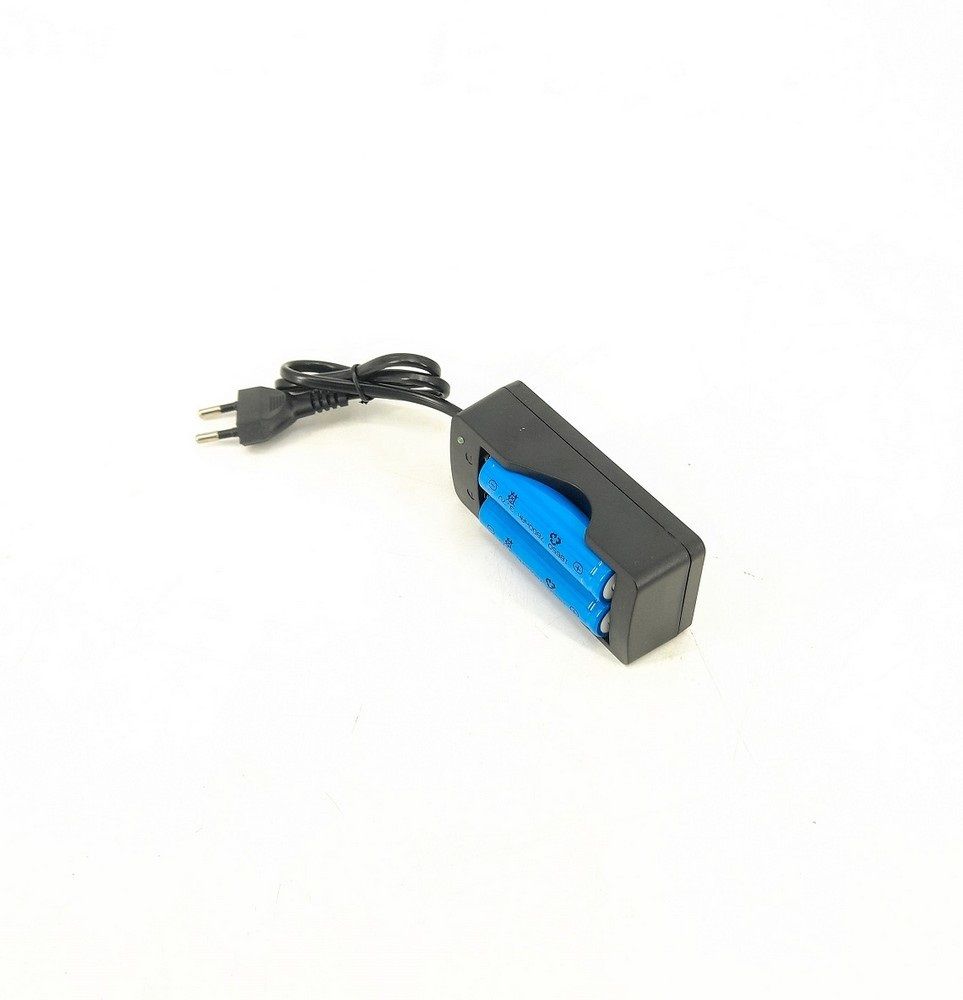 18650 Battery Dual Intelligent Rapid Charger with Two 18650 Batteries