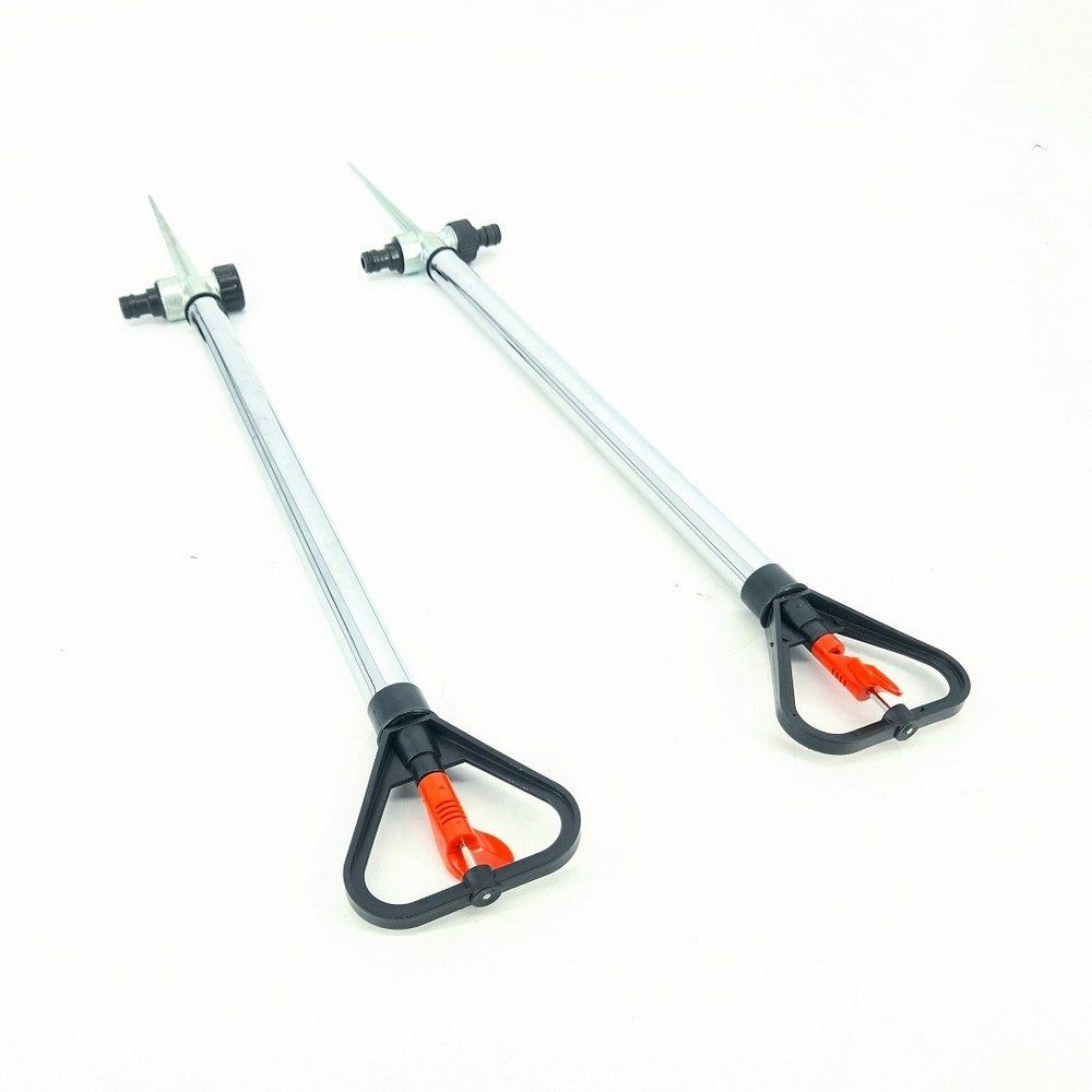 Above Ground Lawn Garden Spike and Column Butterfly Sprinklers Pair