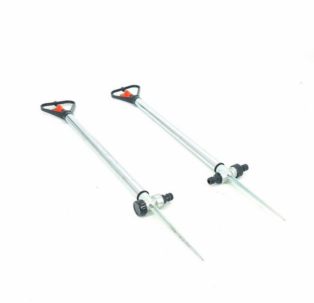 Above Ground Lawn Garden Spike and Column Butterfly Sprinklers Pair