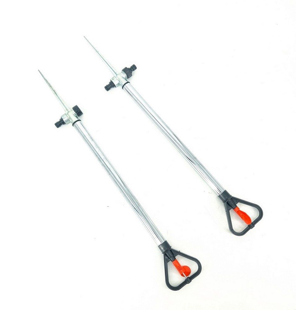 Above Ground Lawn Garden Spike and Column Butterfly Sprinklers Pair