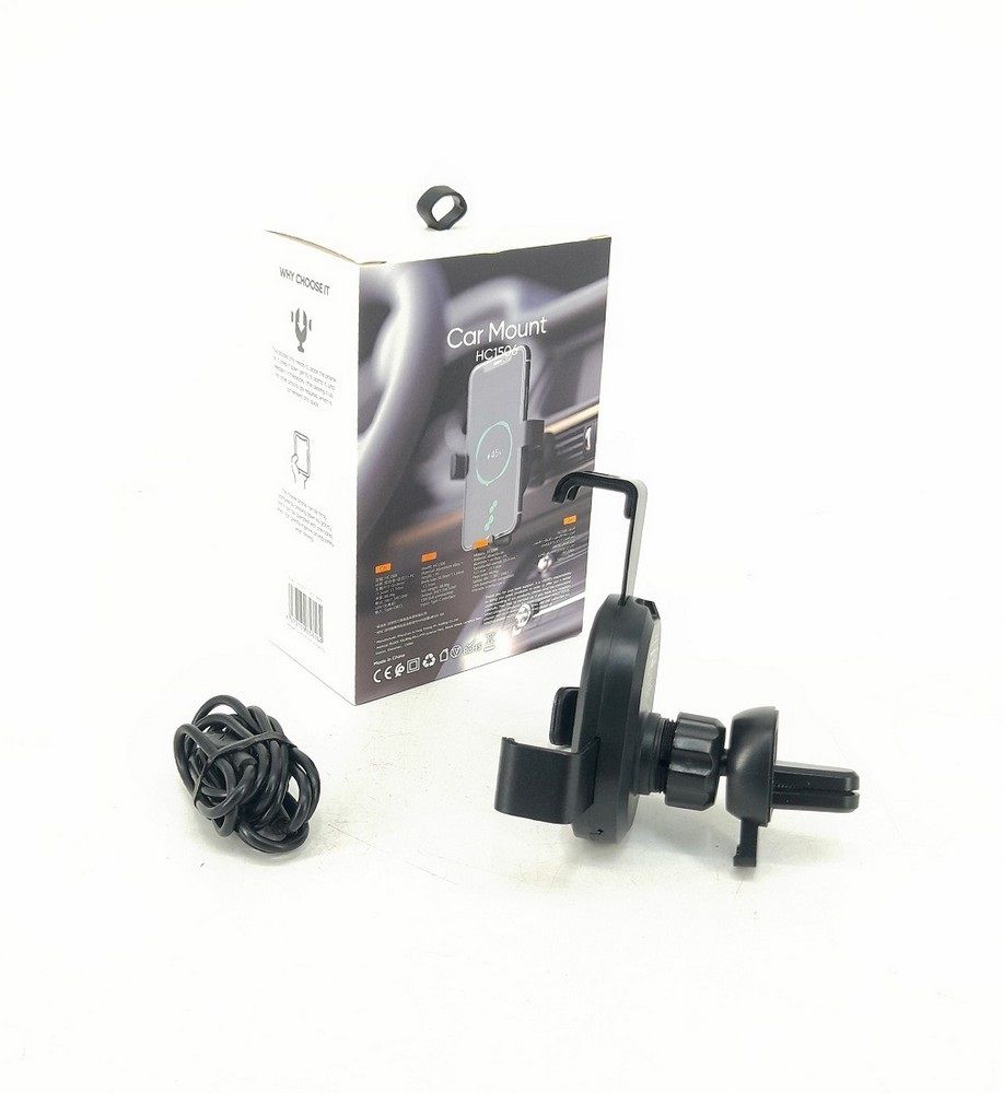 All Metal Vidvie HC1506 Wireless Car Charger Phone Holder with Air Vent Clip