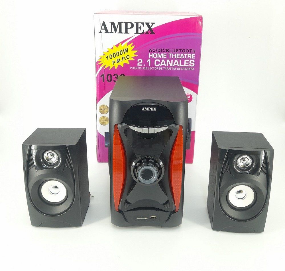 Ampex 1039 2.1 Channel Multimedia Speaker Subwoofer System