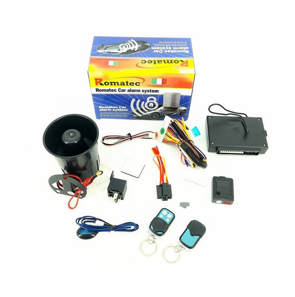 Best Quality Anti Theft Car Universal Alarm System with 2 Remotes