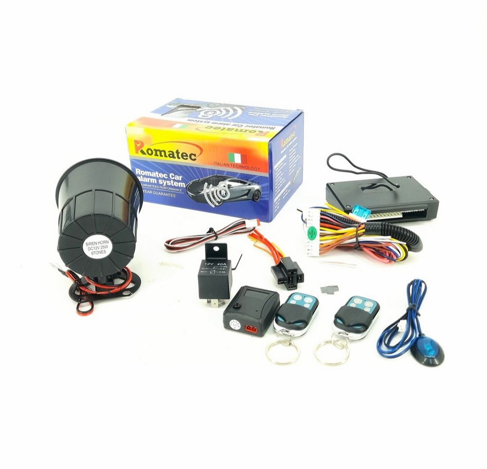 Best Quality Anti Theft Car Universal Alarm System with 2 Remotes