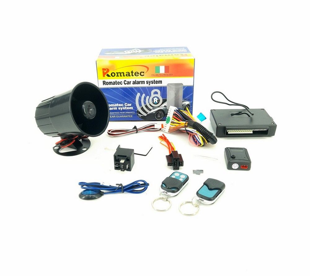 Best Quality Anti Theft Car Universal Alarm System with 2 Remotes