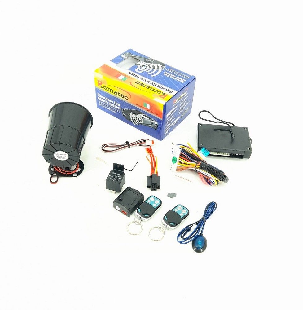 Best Quality Anti Theft Car Universal Alarm System with 2 Remotes