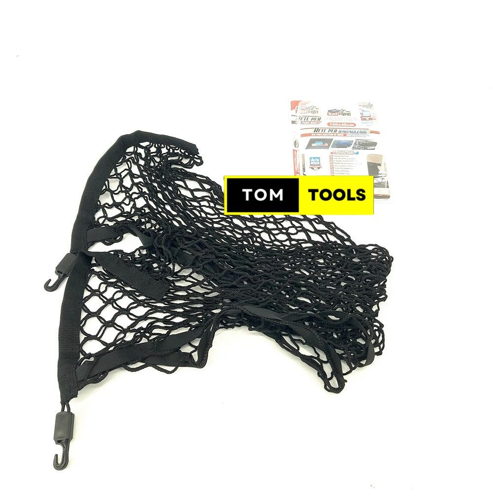 100cm x 40cm Adjustable Elastic Car Cargo Net with Hooks