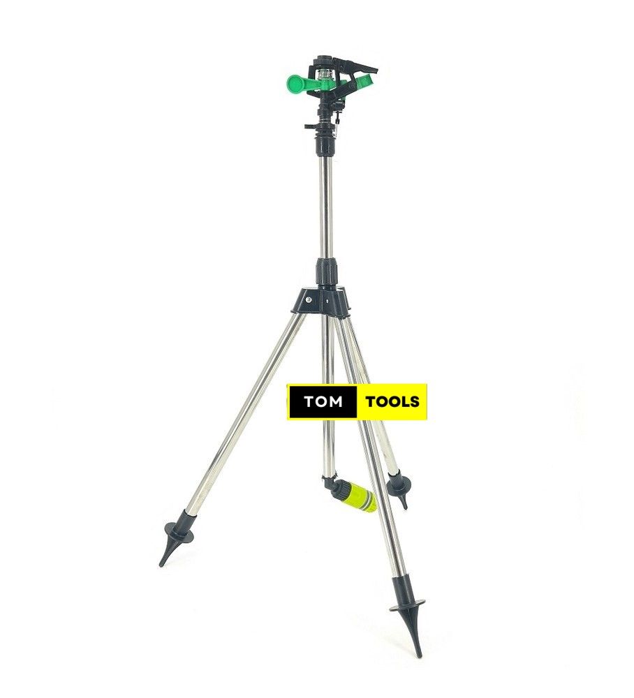 Garden and Field Crops Impact Sprinkler with Tripod for ½ inch Hose Pipes