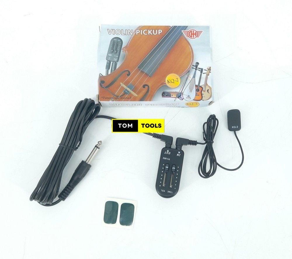 KQ-2 Violin Pickup for Stringed Instruments with Volume Tone Controls