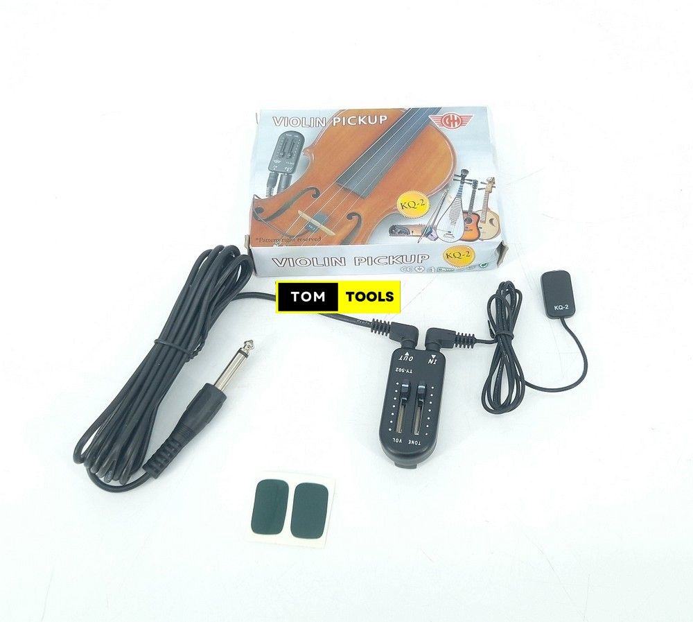 KQ-2 Violin Pickup for Stringed Instruments with Volume Tone Controls