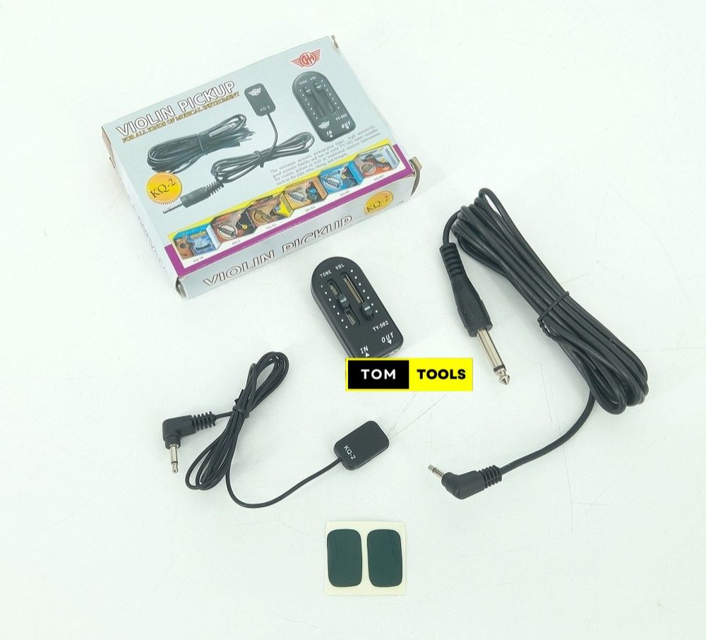 KQ-2 Violin Pickup for Stringed Instruments with Volume Tone Controls