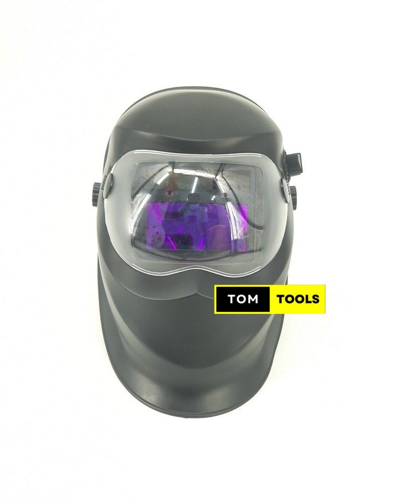 Matt Black Auto Darkening Welding Helmet with Wide View