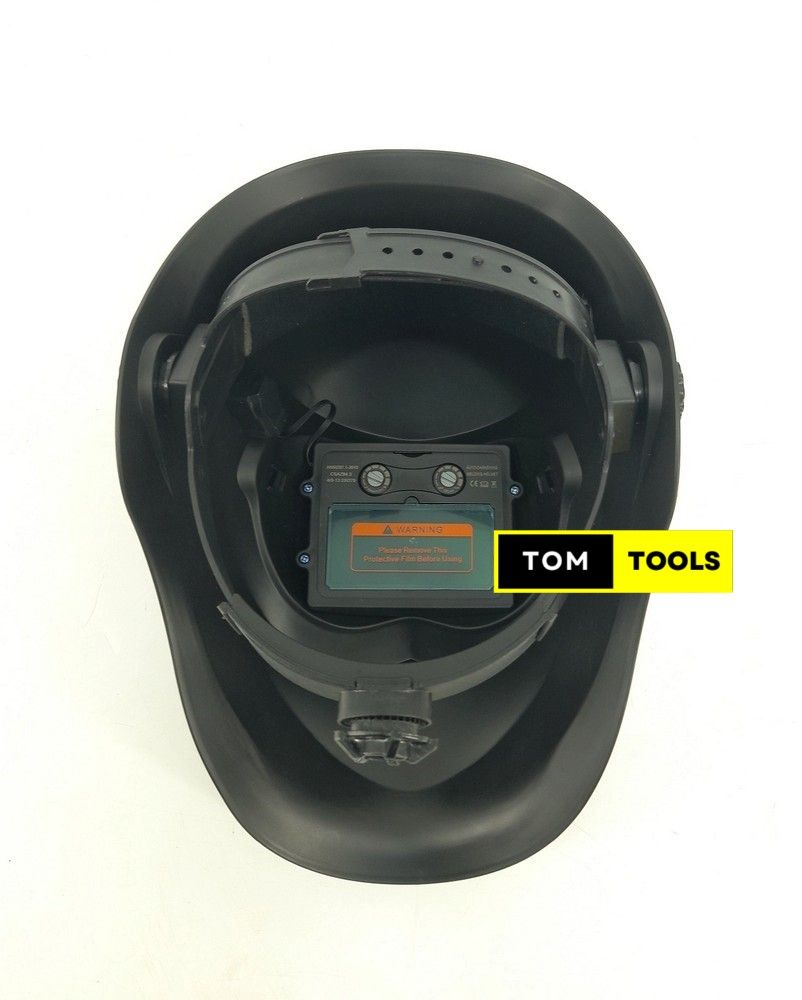 Matt Black Auto Darkening Welding Helmet with Wide View