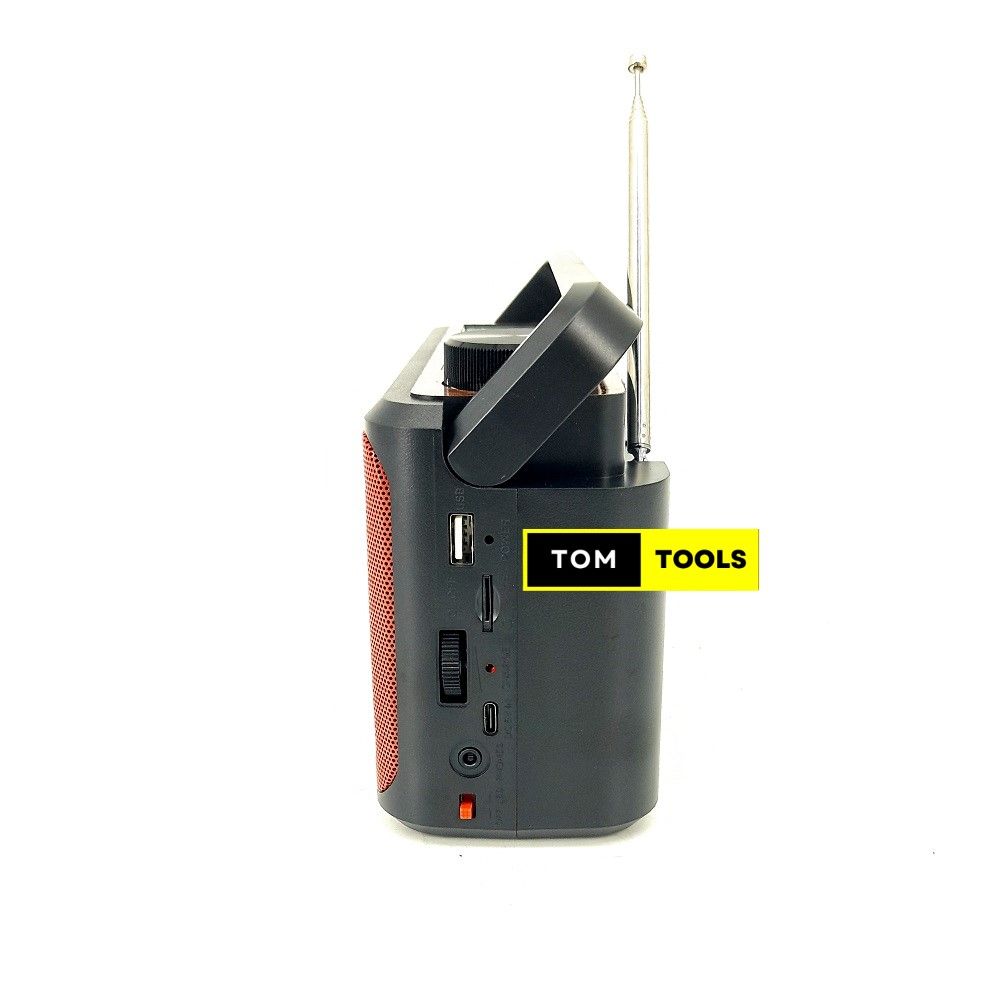 ST2421 Solar Rechargeable 3 Band Radio with Bluetooth, USB, TF Card, Torch