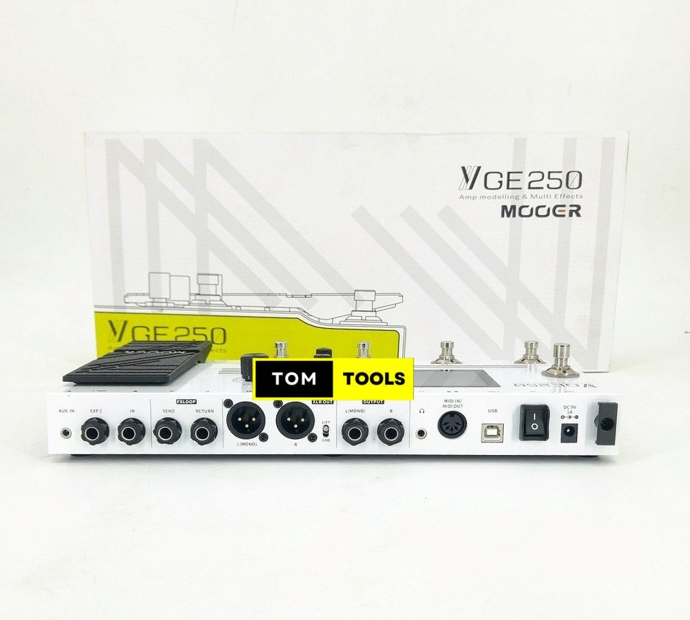 MOOER GE250 Guitar Amp Modelling Multi Effects Pedal