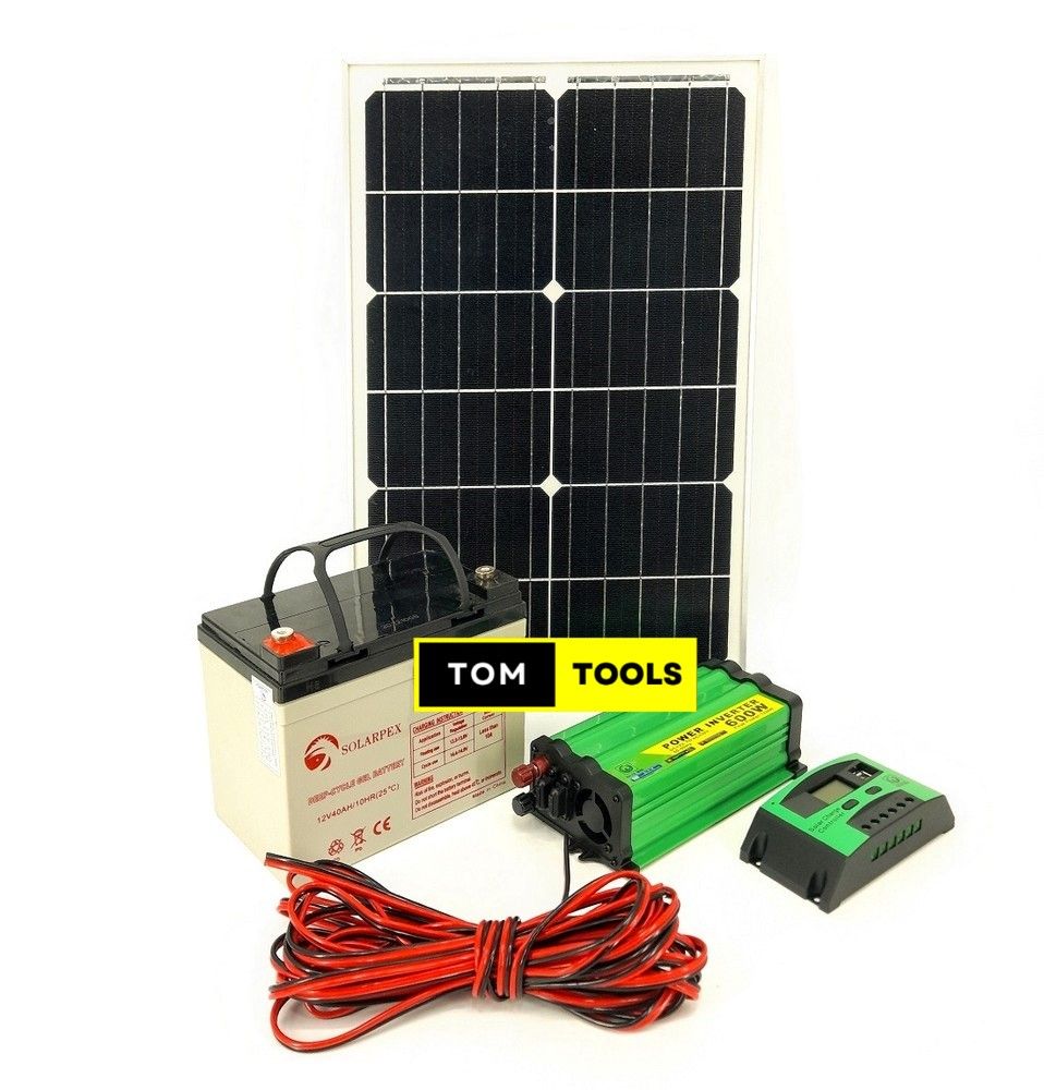 MDKN40A Home and Outdoors Solar Lighting Charging Kit