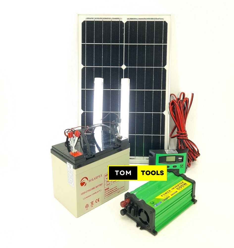 MDKN40A Home and Outdoors Solar Lighting Charging Kit