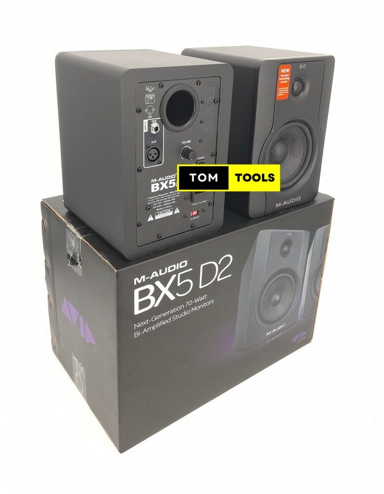 M Audio BX5 D2 5 inch Active Powered Studio Monitor Speakers