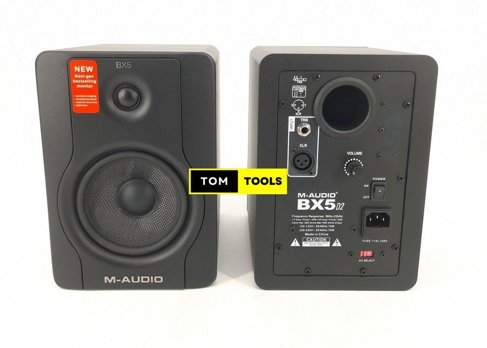 M Audio BX5 D2 5 inch Active Powered Studio Monitor Speakers