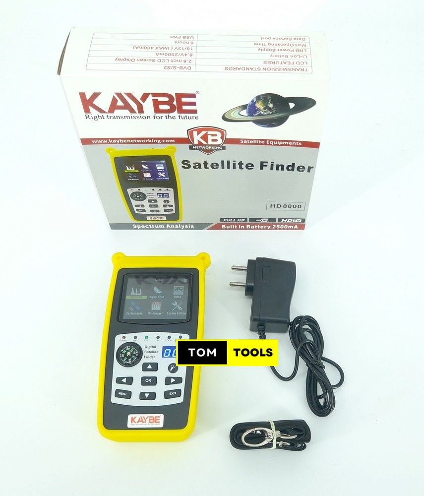 KAYBE KB-HD8800 Rechargeable Digital Satellite Finder