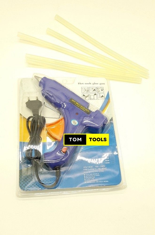 Best price for Hot Melt Glue Gun with 5 Glue Sticks