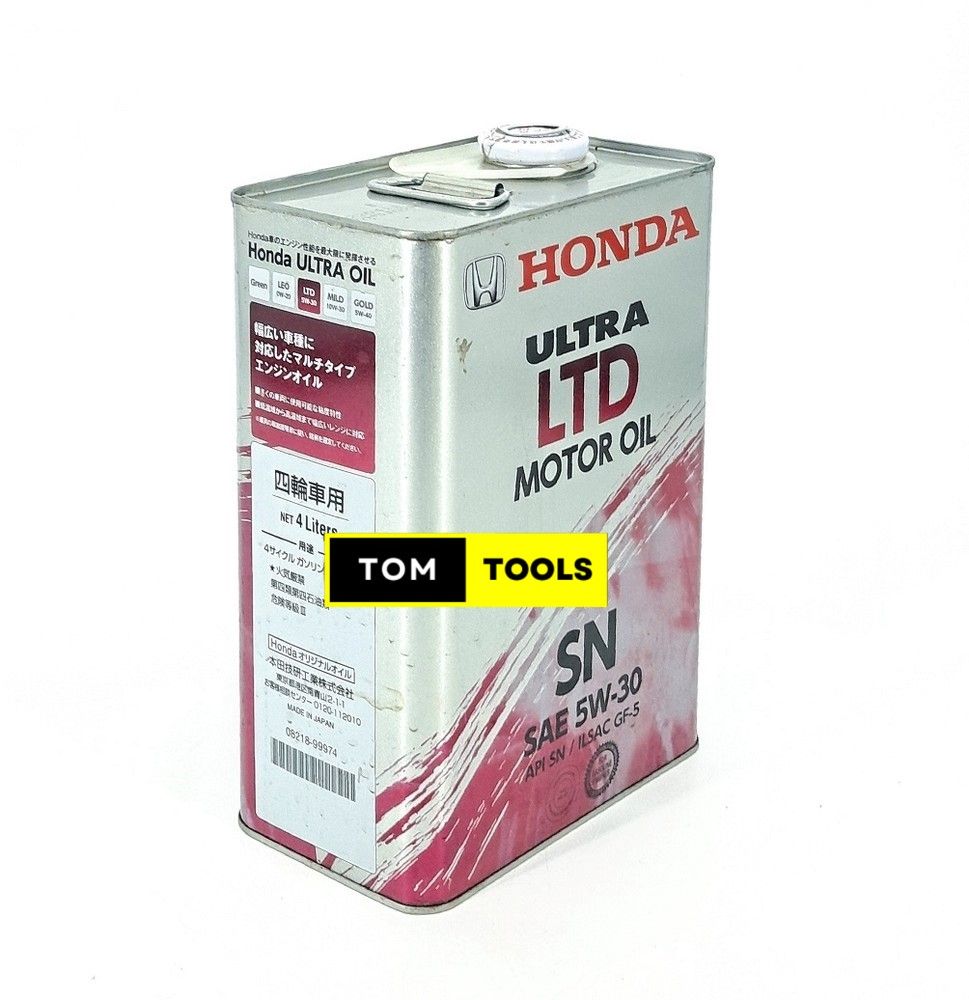 Honda Ultra LTD Motor Oil SN SAE 5W-30 Fully Synthetic Engine Oil 4 Litres