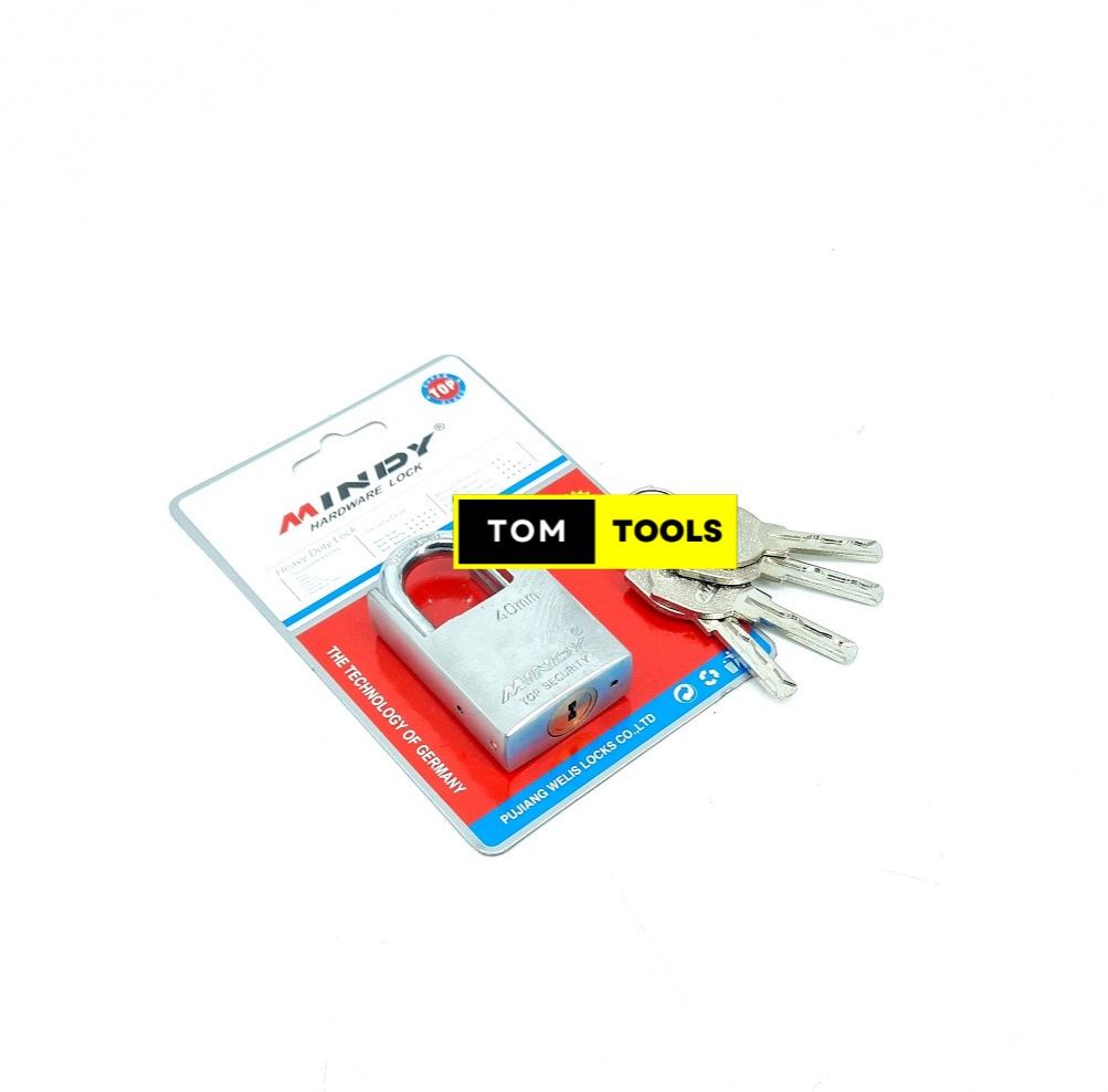 Mindy 40mm Anti-Theft Padlock with 4 Flat Keys