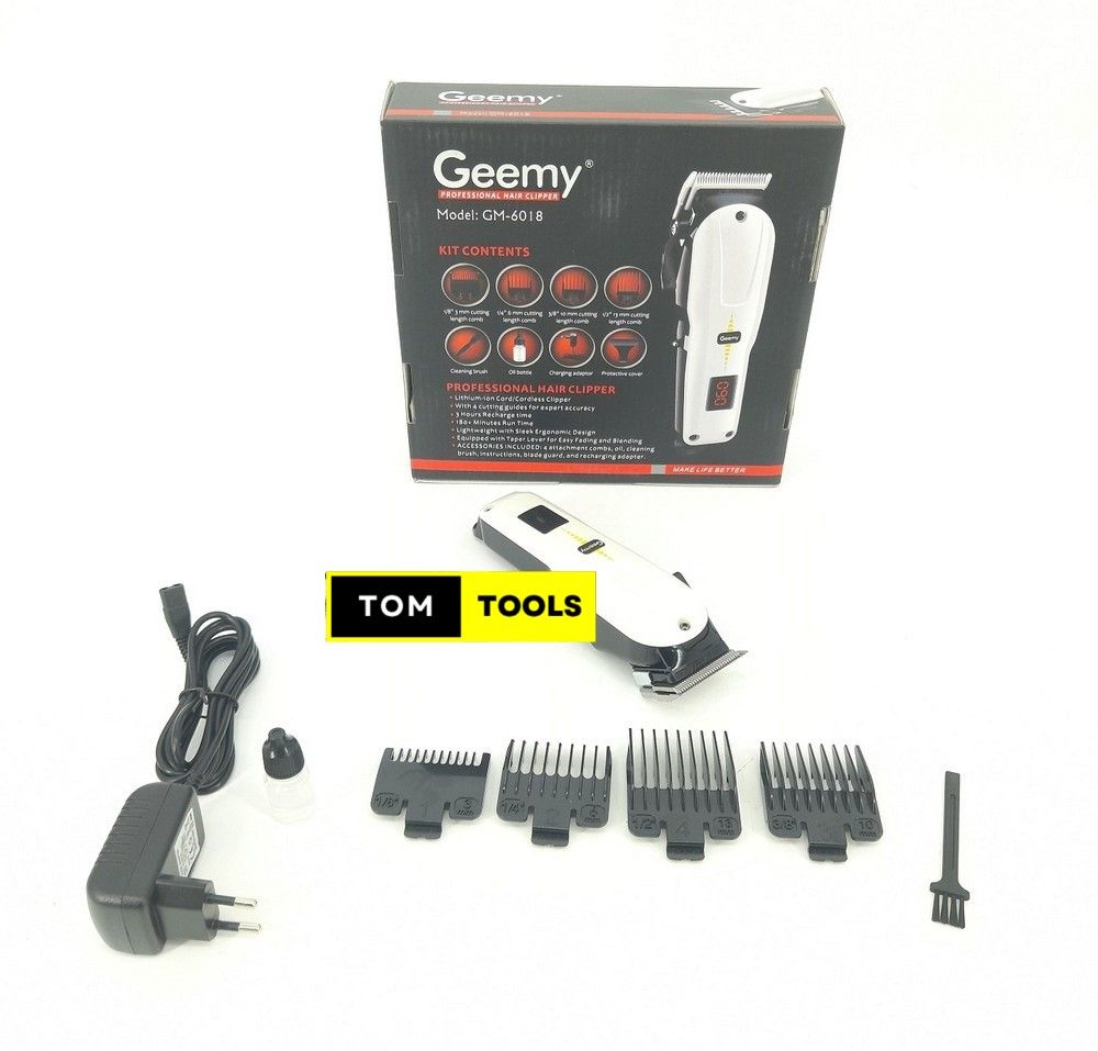 GEEMY GM-6018 Full Size Rechargeable Professional Hair Clipper