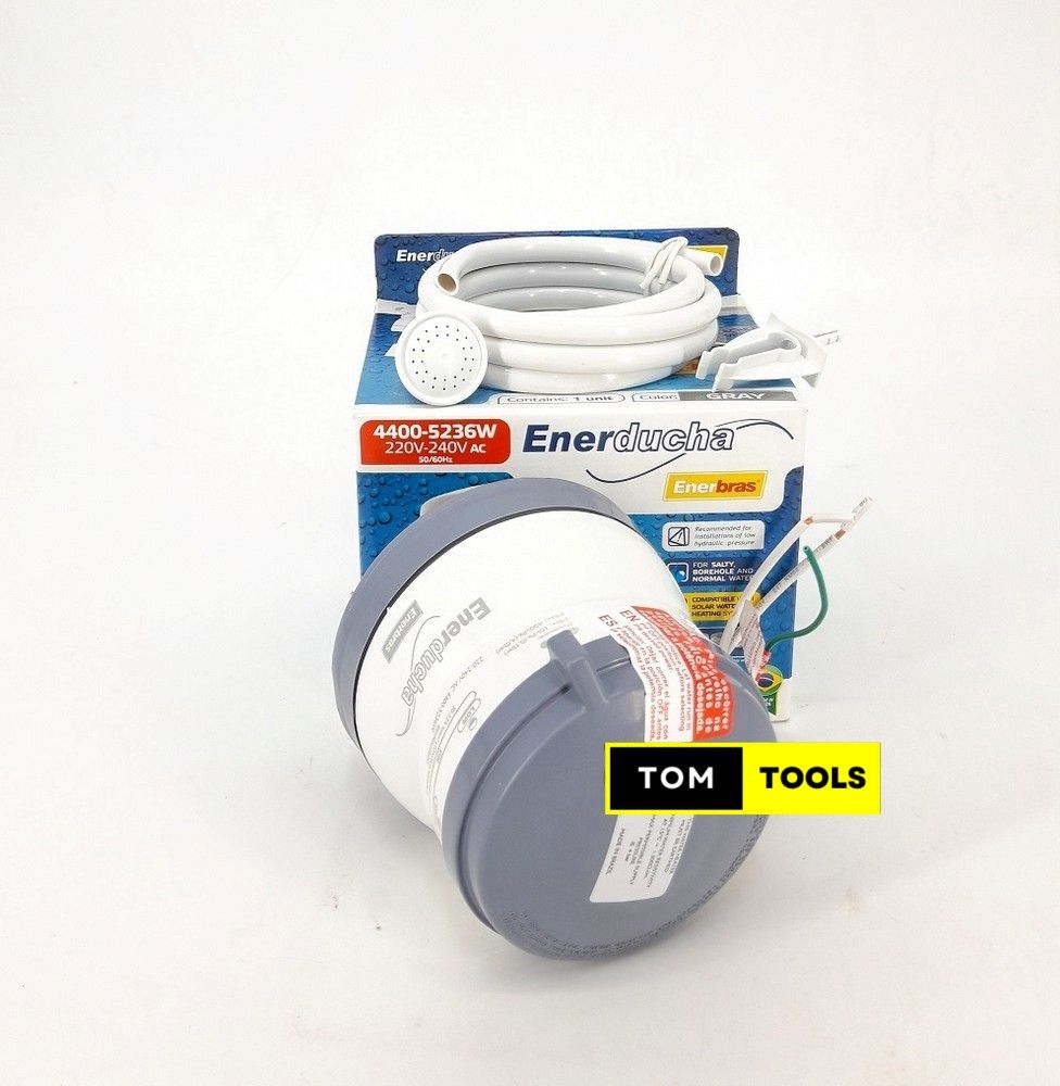Enerbras Enershower 3T Instant Shower for Low Pressure Salty and Normal Water
